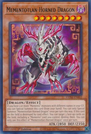 Mementotlan-Horned Dragon (VASM-EN002) - Valiant Smashers 1st Edition Valiant Smashers Yugioh Single  Squirtle Squad Card Shop.
