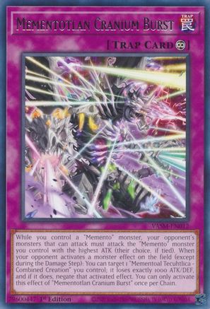 Mementotlan Cranium Burst (VASM-EN012) - Valiant Smashers 1st Edition Valiant Smashers Yugioh Single  Squirtle Squad Card Shop.
