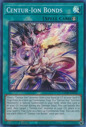 Centur-Ion Bonds (VASM-EN022) - Valiant Smashers 1st Edition Valiant Smashers Yugioh Single  Squirtle Squad Card Shop.