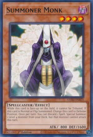 Summoner Monk (VASM-EN025) - Valiant Smashers 1st Edition Valiant Smashers Yugioh Single  Squirtle Squad Card Shop.