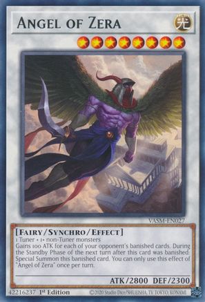 Angel of Zera (VASM-EN027) - Valiant Smashers 1st Edition Valiant Smashers Yugioh Single  Squirtle Squad Card Shop.