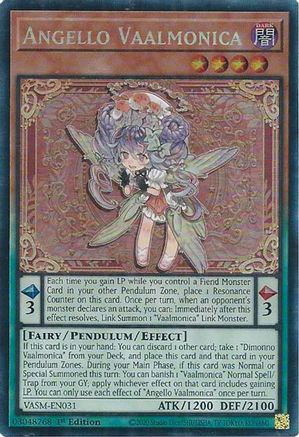 Angello Vaalmonica (CR) (VASM-EN031) - Valiant Smashers 1st Edition Valiant Smashers Yugioh Single  Squirtle Squad Card Shop.