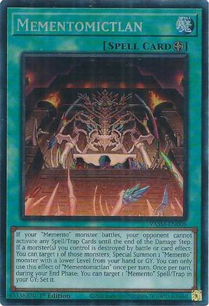 Mementomictlan (CR) (VASM-EN008) - Valiant Smashers 1st Edition Valiant Smashers Yugioh Single  Squirtle Squad Card Shop.