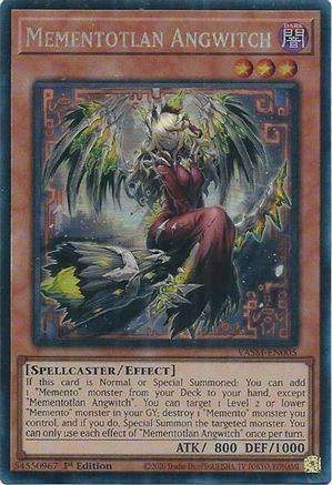 Mementotlan Angwitch (CR) (VASM-EN005) - Valiant Smashers 1st Edition Valiant Smashers Yugioh Single  Squirtle Squad Card Shop.