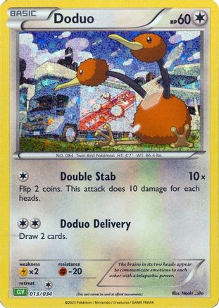 Doduo 013 (H) - Trading Card Game Classic - CC