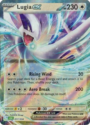 Pokémon TCG – Lugia ex 017/034 – TCG Classic – Classic Collection