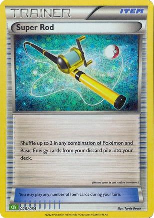 Super Rod (CLV) 028 (H) - Trading Card Game Classic - CC