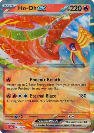 Ho-Oh ex 007 (H) - Trading Card Game Classic - CC
