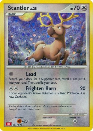 Stantler 016 (H) - Trading Card Game Classic - CC