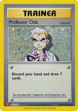 Professor Oak (CLC) 023 (H) - Trading Card Game Classic - CC
