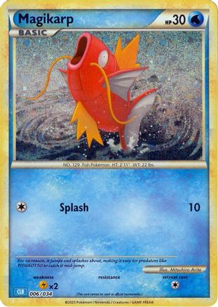 Magikarp 006  - Holofoil Trading Card Game Classic - Classic Collection Trading Card Game Classic Pokemon Single  Squirtle Squad Card Shop.