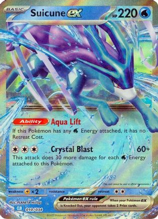 Suicune ex 010 (H) - Trading Card Game Classic - CC