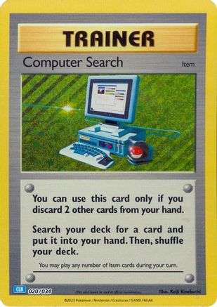 Computer Search (CLB) 020 (H) - Trading Card Game Classic - CC