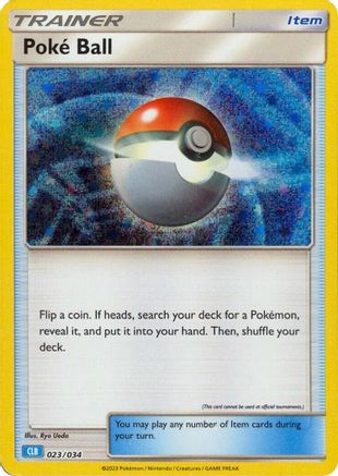 Poké Ball (CLB) 023 (H) - Trading Card Game Classic - CC
