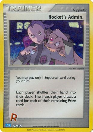Rocket's Admin. (CLB) 027 (H) - Trading Card Game Classic - CC
