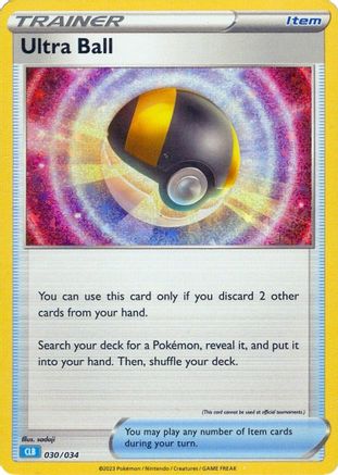 Ultra Ball (CLB) 030 (H) - Trading Card Game Classic - CC
