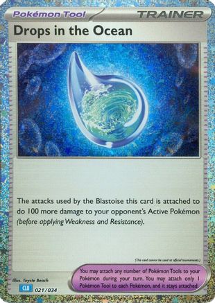 Drops in the Ocean 021 (H) - Trading Card Game Classic - CC