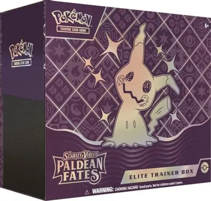Paldean Fates Elite Trainer Box SV: Paldean Fates Pokemon Sealed  Squirtle Squad Card Shop.