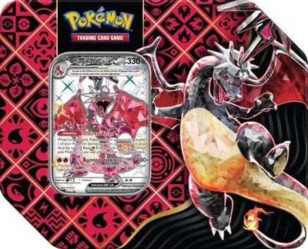 Paldean Fates Tin [Charizard ex] SV: Paldean Fates Pokemon Sealed  Squirtle Squad Card Shop.