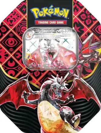 Paldean Fates International Tin [Charizard ex] SV: Paldean Fates Pokemon Sealed  Squirtle Squad Card Shop.