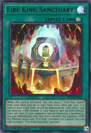 Fire King Sanctuary (SR14-EN024) - Structure Deck: Fire Kings Unlimited Structure Deck: Fire Kings Yugioh Single  Squirtle Squad Card Shop.