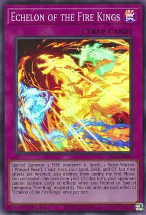 Echelon of the Fire Kings (SR14-EN033) - Structure Deck: Fire Kings 1st Edition Structure Deck: Fire Kings Yugioh Single  Squirtle Squad Card Shop.