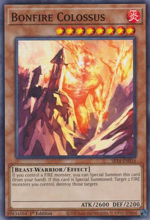 Bonfire Colossus (SR14-EN016) - Structure Deck: Fire Kings 1st Edition Structure Deck: Fire Kings Yugioh Single  Squirtle Squad Card Shop.