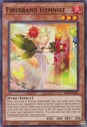 Firebrand Hymnist (SR14-EN021) - Structure Deck: Fire Kings Unlimited Structure Deck: Fire Kings Yugioh Single  Squirtle Squad Card Shop.