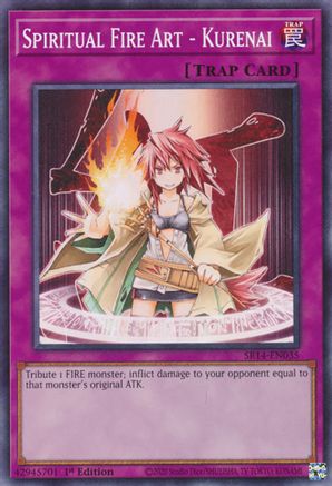 Spiritual Fire Art - Kurenai (SR14-EN035) - Structure Deck: Fire Kings 1st Edition Structure Deck: Fire Kings Yugioh Single  Squirtle Squad Card Shop.