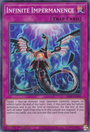 Infinite Impermanence (SR14-EN039) - Structure Deck: Fire Kings Unlimited Structure Deck: Fire Kings Yugioh Single  Squirtle Squad Card Shop.