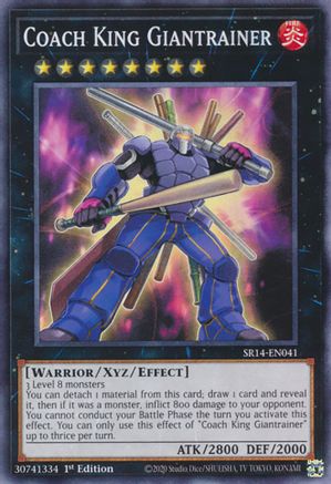 Coach King Giantrainer (SR14-EN041) - Structure Deck: Fire Kings 1st Edition Structure Deck: Fire Kings Yugioh Single  Squirtle Squad Card Shop.