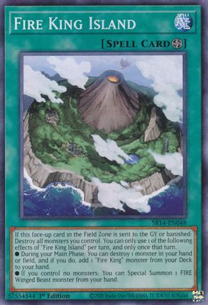 Fire King Island (SR14-EN048) - Structure Deck: Fire Kings 1st Edition Structure Deck: Fire Kings Yugioh Single  Squirtle Squad Card Shop.