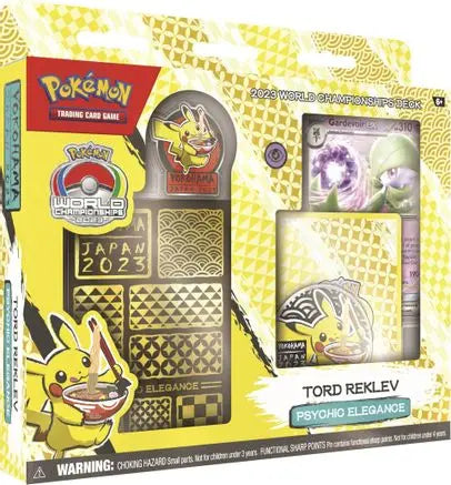 2023 World Championship Deck: Tord Reklev (Psychic Elegance) World Championship Decks Pokemon Sealed  Squirtle Squad Card Shop.