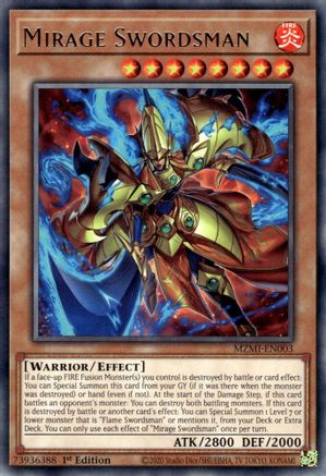 Mirage Swordsman (MZMI-EN003) - Maze of Millennia 1st Edition Maze of Millennia Yugioh Single  Squirtle Squad Card Shop.