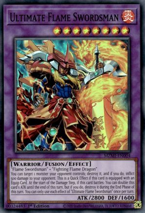 Ultimate Flame Swordsman (MZMI-EN004) - Maze of Millennia 1st Edition Maze of Millennia Yugioh Single  Squirtle Squad Card Shop.