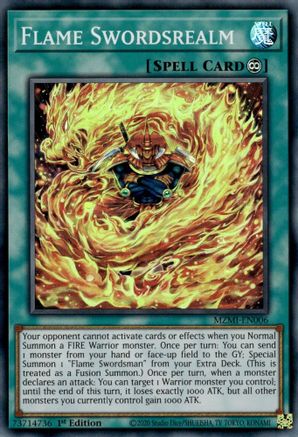 Flame Swordsrealm (MZMI-EN006) - Maze of Millennia 1st Edition Maze of Millennia Yugioh Single  Squirtle Squad Card Shop.