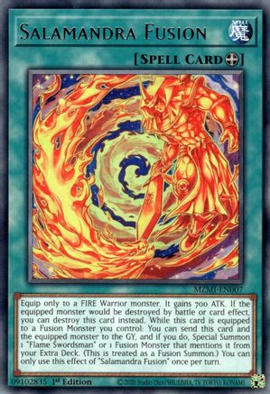 Salamandra Fusion (MZMI-EN007) - Maze of Millennia 1st Edition Maze of Millennia Yugioh Single  Squirtle Squad Card Shop.