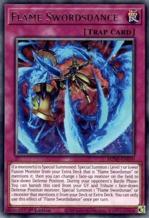 Flame Swordsdance (MZMI-EN010) - Maze of Millennia 1st Edition Maze of Millennia Yugioh Single  Squirtle Squad Card Shop.