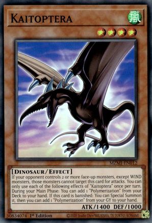 Kaitoptera (MZMI-EN012) - Maze of Millennia 1st Edition Maze of Millennia Yugioh Single  Squirtle Squad Card Shop.