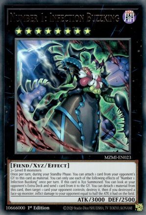 Number 1: Infection Buzzking (MZMI-EN023) - Maze of Millennia 1st Edition Maze of Millennia Yugioh Single  Squirtle Squad Card Shop.