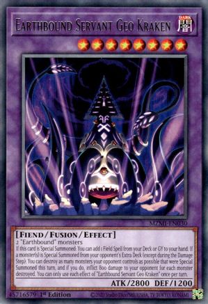 Earthbound Servant Geo Kraken (MZMI-EN030) - Maze of Millennia 1st Edition Maze of Millennia Yugioh Single  Squirtle Squad Card Shop.