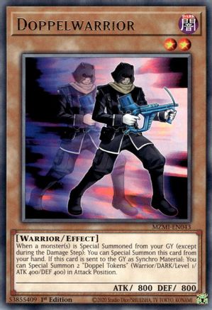 Doppelwarrior (MZMI-EN043) - Maze of Millennia 1st Edition Maze of Millennia Yugioh Single  Squirtle Squad Card Shop.