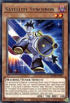 Satellite Synchron (MZMI-EN045) - Maze of Millennia 1st Edition Maze of Millennia Yugioh Single  Squirtle Squad Card Shop.