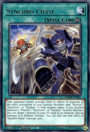 Synchro Chase (MZMI-EN047) - Maze of Millennia 1st Edition Maze of Millennia Yugioh Single  Squirtle Squad Card Shop.
