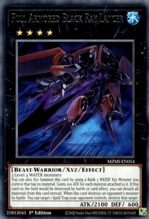 Full Armored Black Ray Lancer (MZMI-EN054) - Maze of Millennia 1st Edition Maze of Millennia Yugioh Single  Squirtle Squad Card Shop.