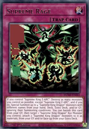 Supreme Rage (MZMI-EN061) - Maze of Millennia 1st Edition Maze of Millennia Yugioh Single  Squirtle Squad Card Shop.