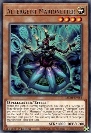 Altergeist Marionetter (MZMI-EN062) - Maze of Millennia 1st Edition Maze of Millennia Yugioh Single  Squirtle Squad Card Shop.