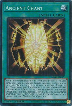 Ancient Chant (CR) (MZMI-EN069) - Maze of Millennia 1st Edition Maze of Millennia Yugioh Single  Squirtle Squad Card Shop.