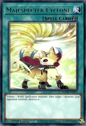 Majespecter Cyclone (MZMI-EN075) - Maze of Millennia 1st Edition Maze of Millennia Yugioh Single  Squirtle Squad Card Shop.