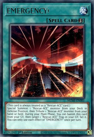 EMERGENCY! (MZMI-EN081) - Maze of Millennia 1st Edition Maze of Millennia Yugioh Single  Squirtle Squad Card Shop.